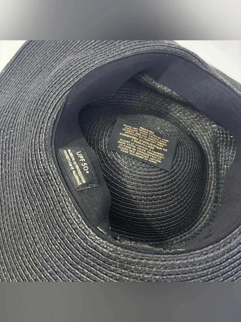 ERIC JAVITS Packable Hat Size Black - Picture 3 of 5
